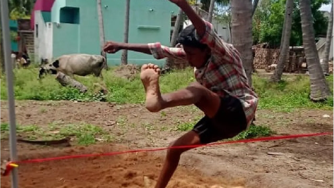 High Jump — caught in action